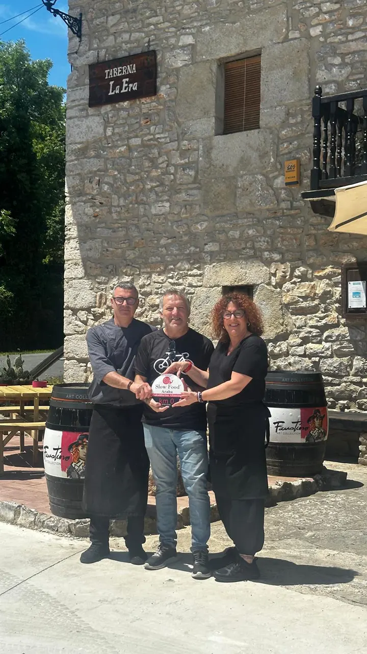 Slow Food Araba reconoce a Taberna La ERA